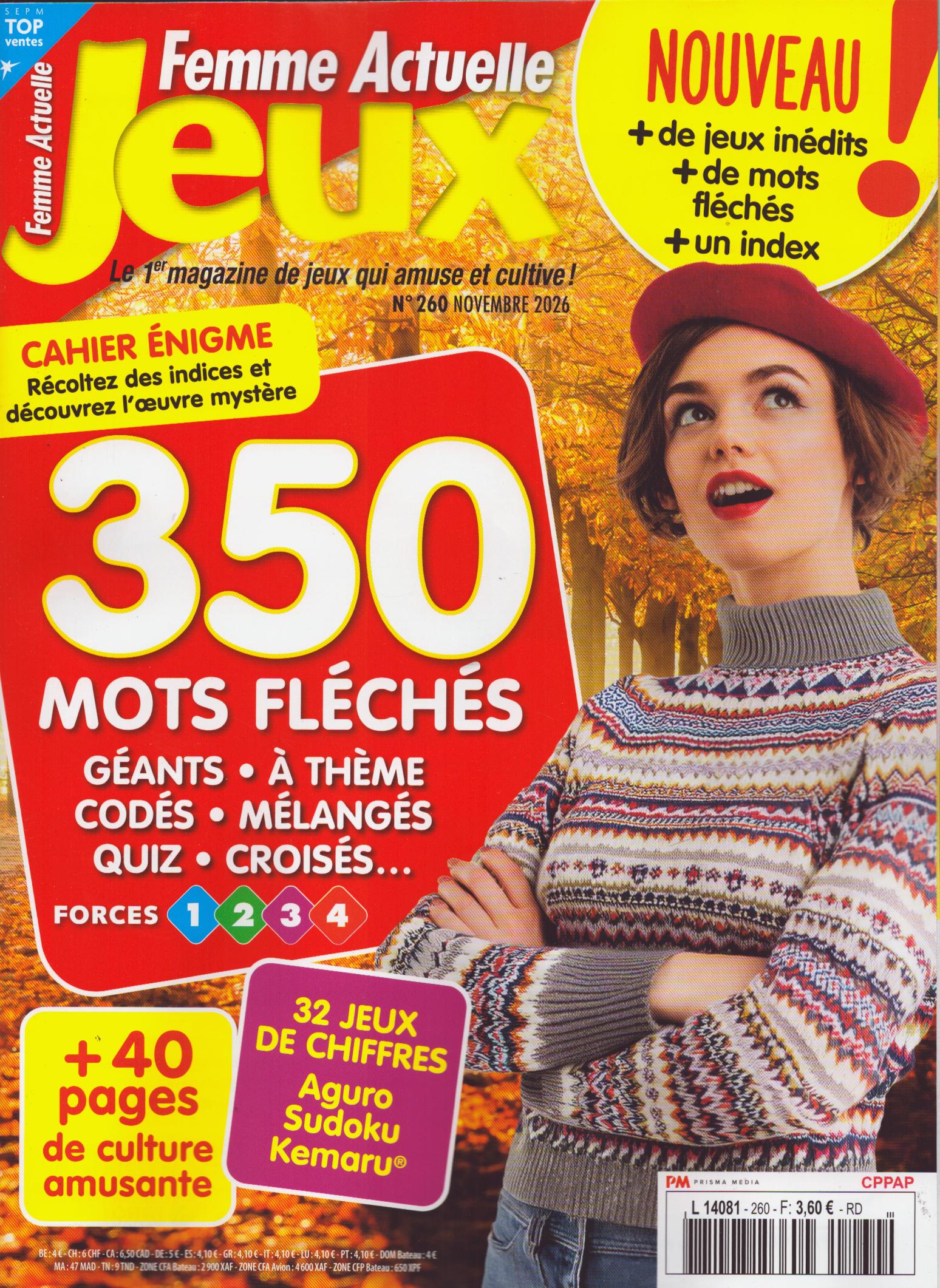 Femme Actuelle Jeux 260/2026