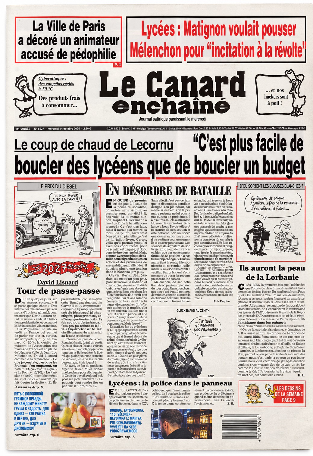 Le Canard enchaîné 5527/2026