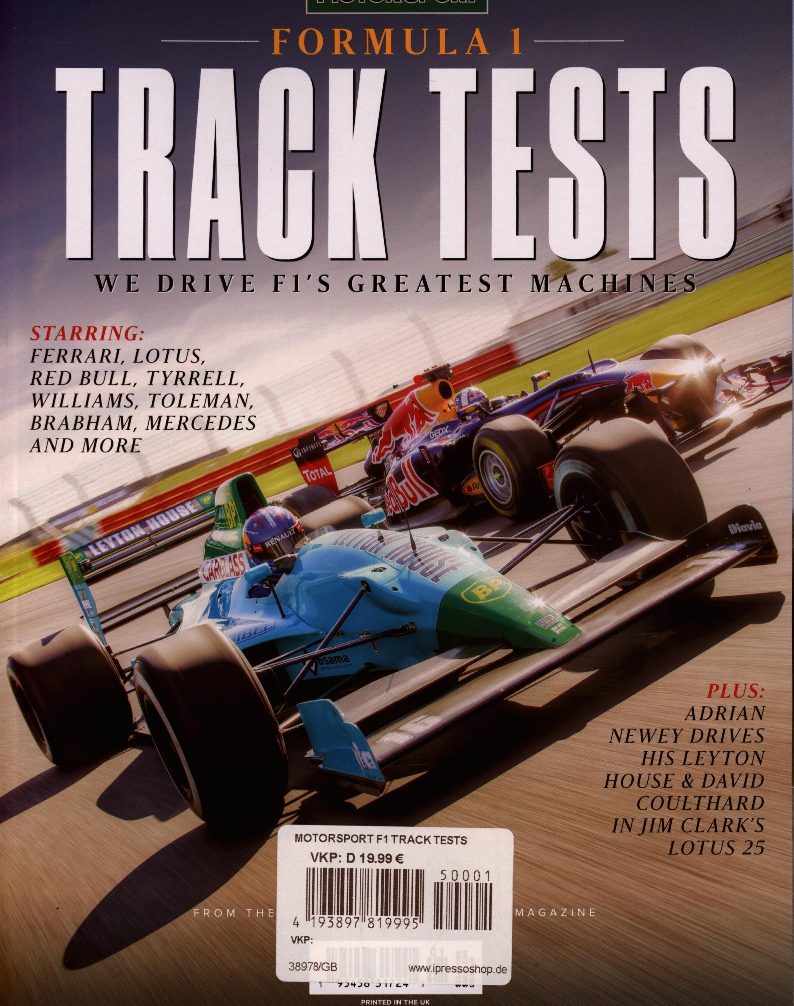 MOTORSPORT F1 TRACK TESTS 1/2025