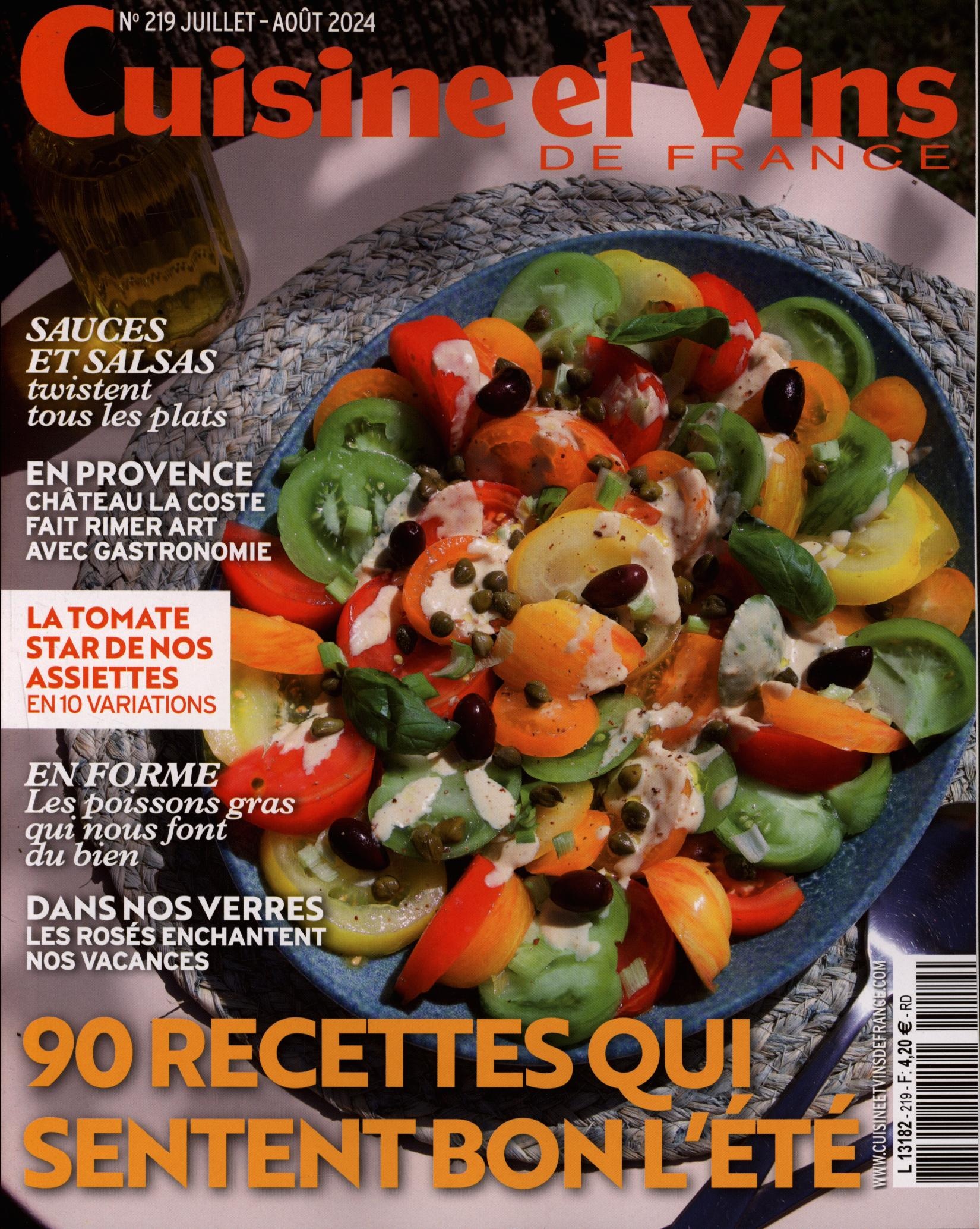 Cuisine et Vins DE FRANCE 219/2024