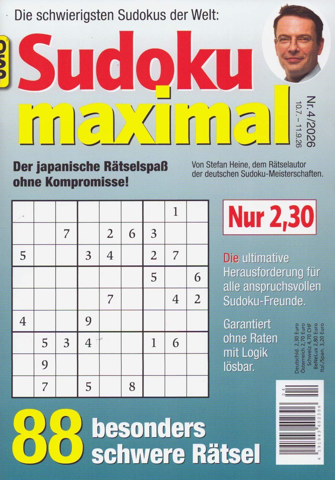 SUDOKU MAXIMAL! 4/2026