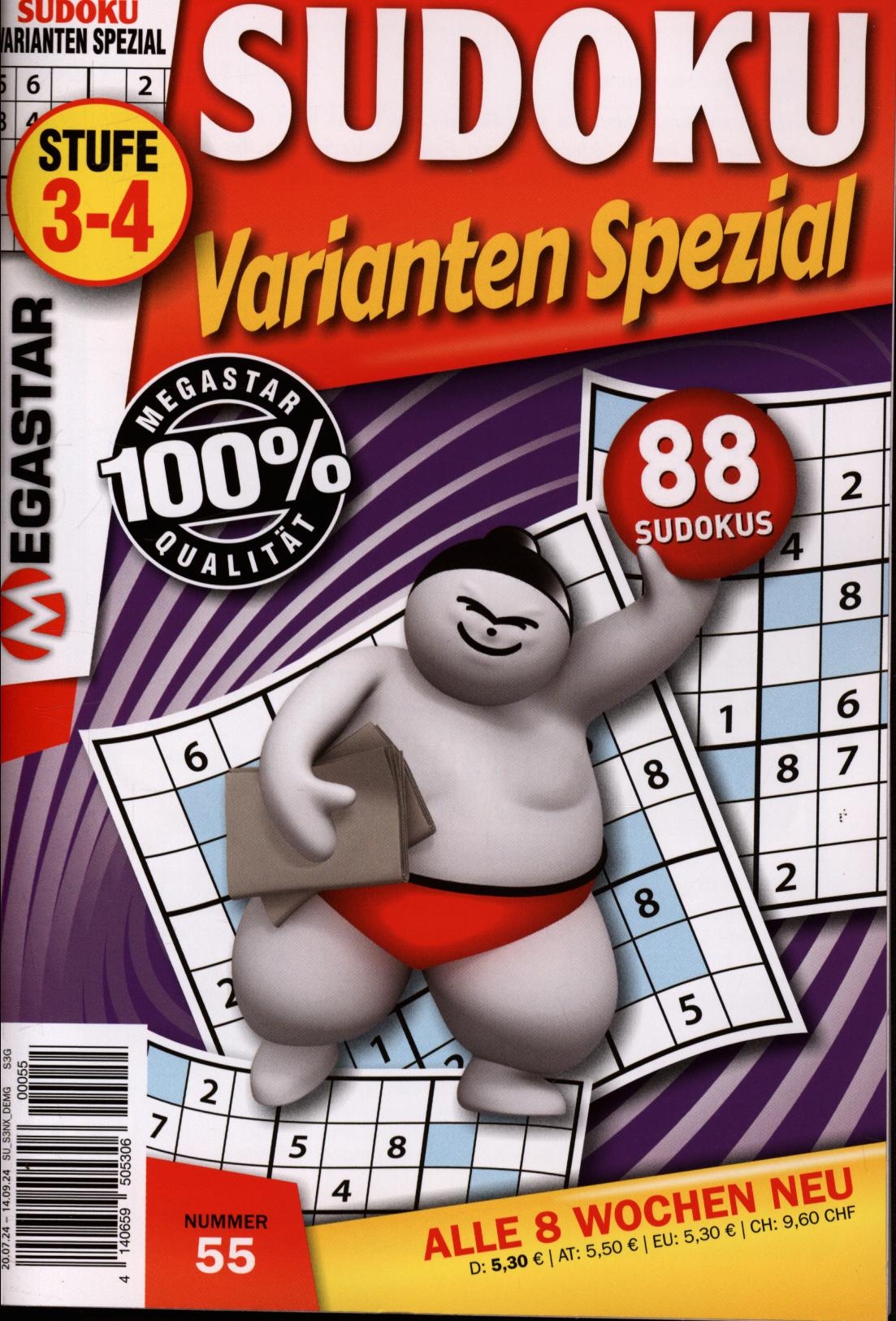 Sudoku Varianten Spezial 55/2024