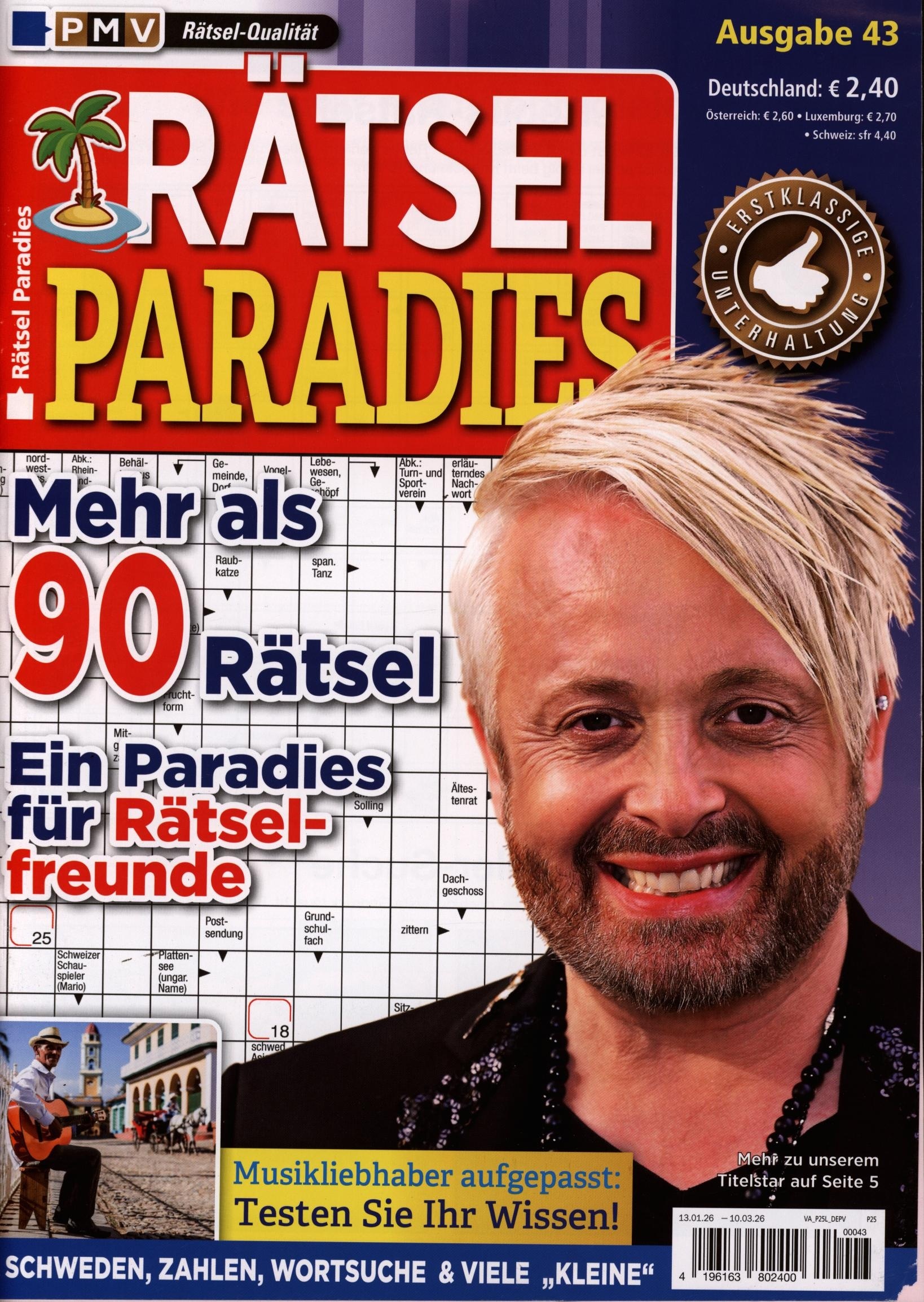 Rätsel Paradies 43/2026