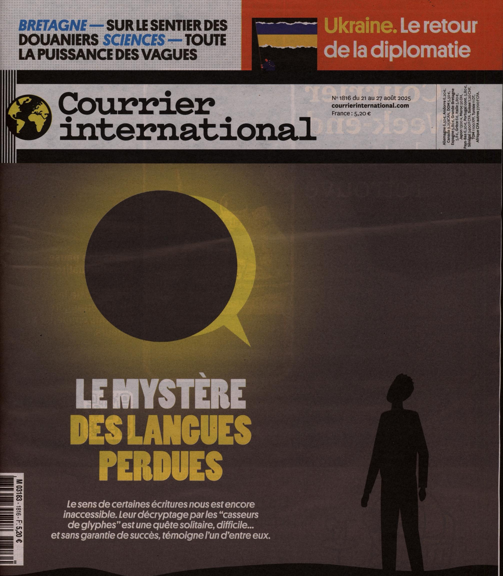 Courrier international 1816/2025
