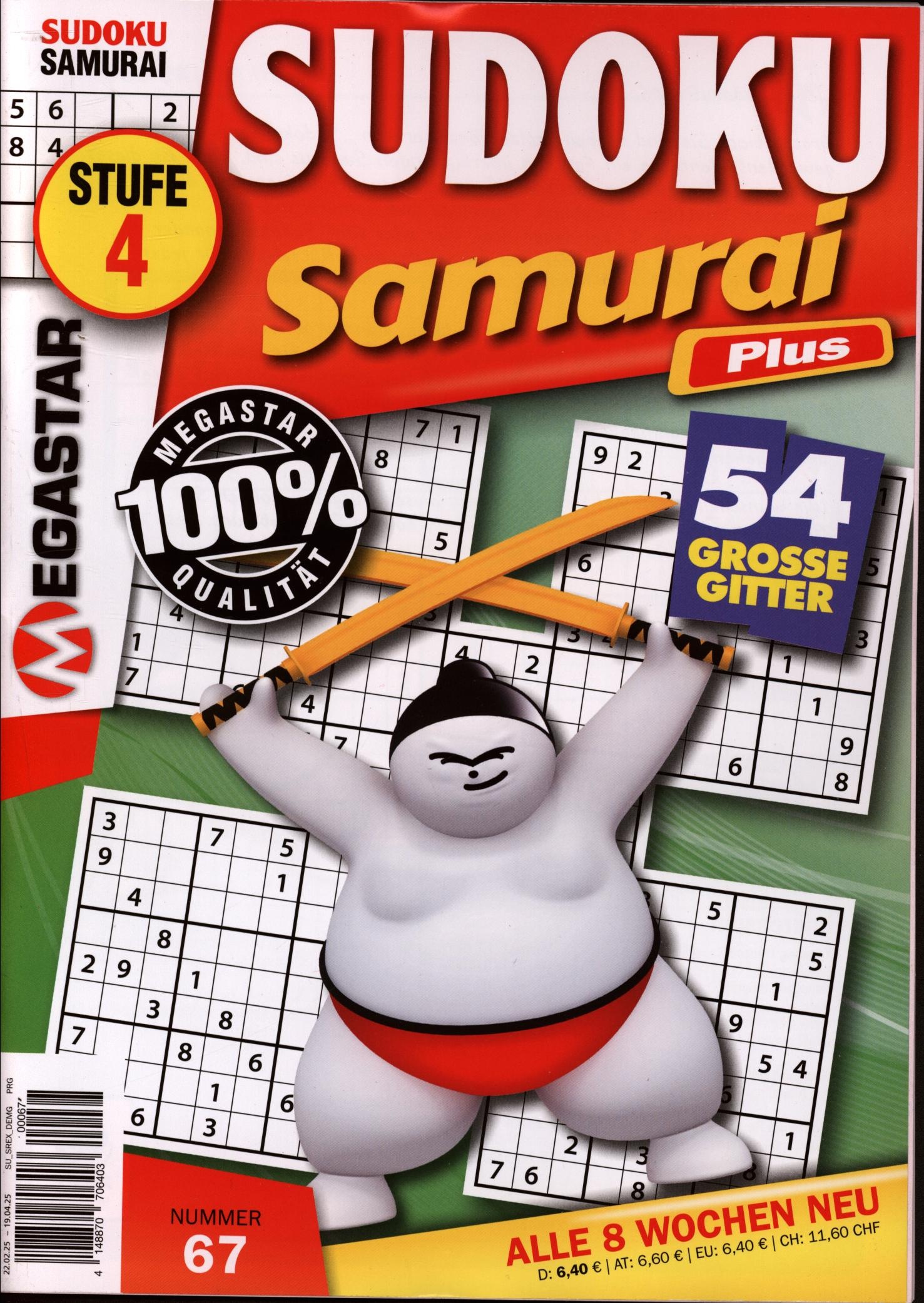 Sudoku Samurai Plus 67/2025