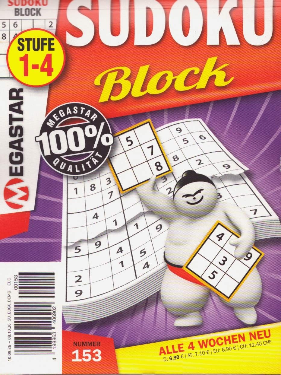 Megastar Sudoku Block 153/2026