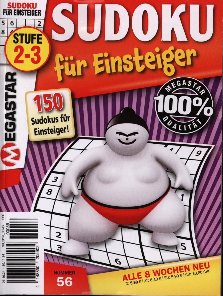 150 Sudoku für Einsteiger 56/2024