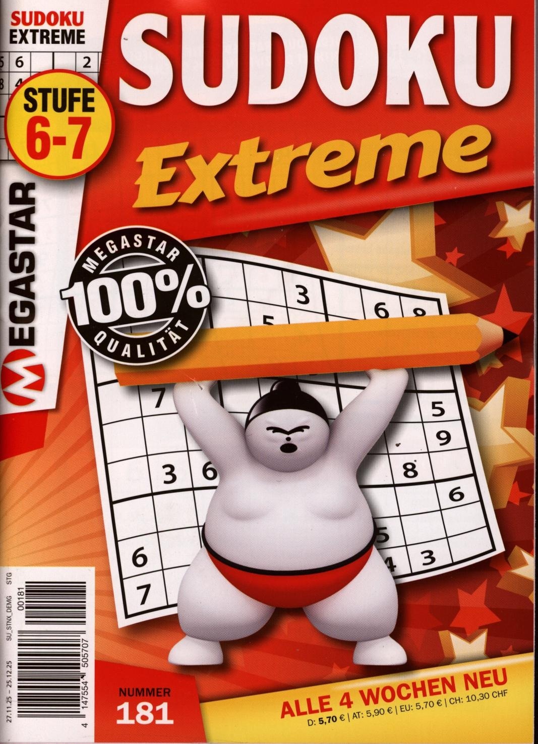 Sudoku Extreme 181/2025