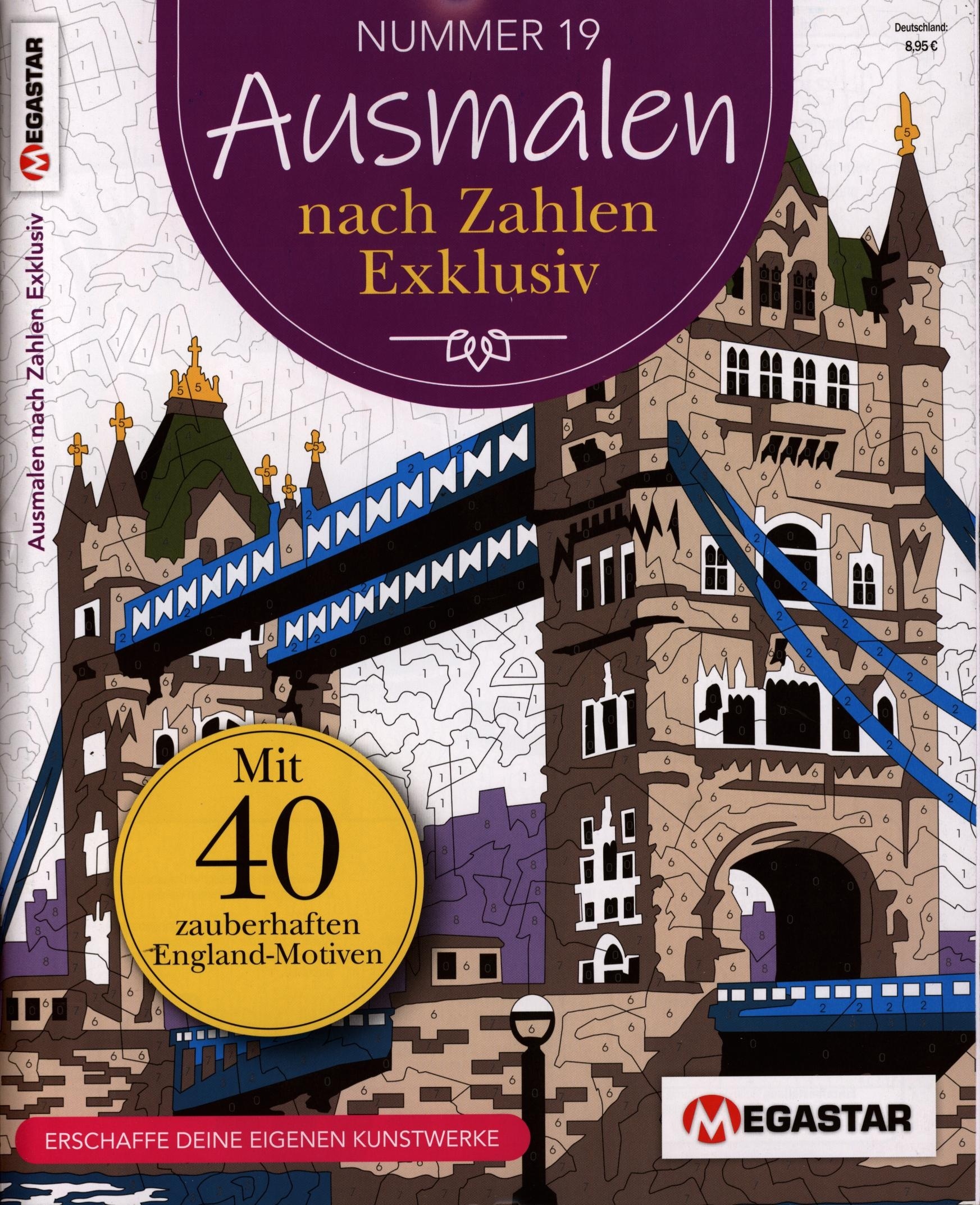 Ausmalen nach Zahlen Exklusiv 19/2026