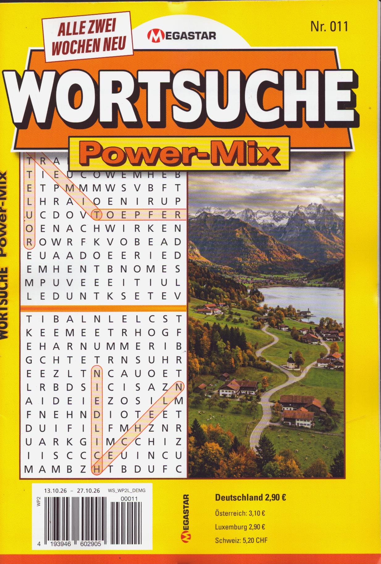 Wortsuche Power Mix 11/2026