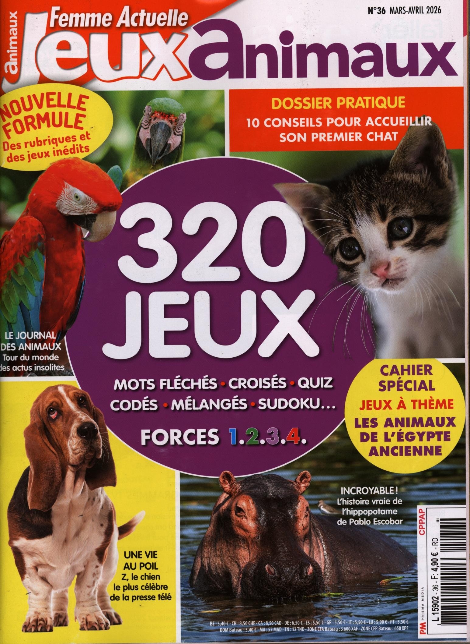 Femme Actuelle Jeux animaux 36/2026
