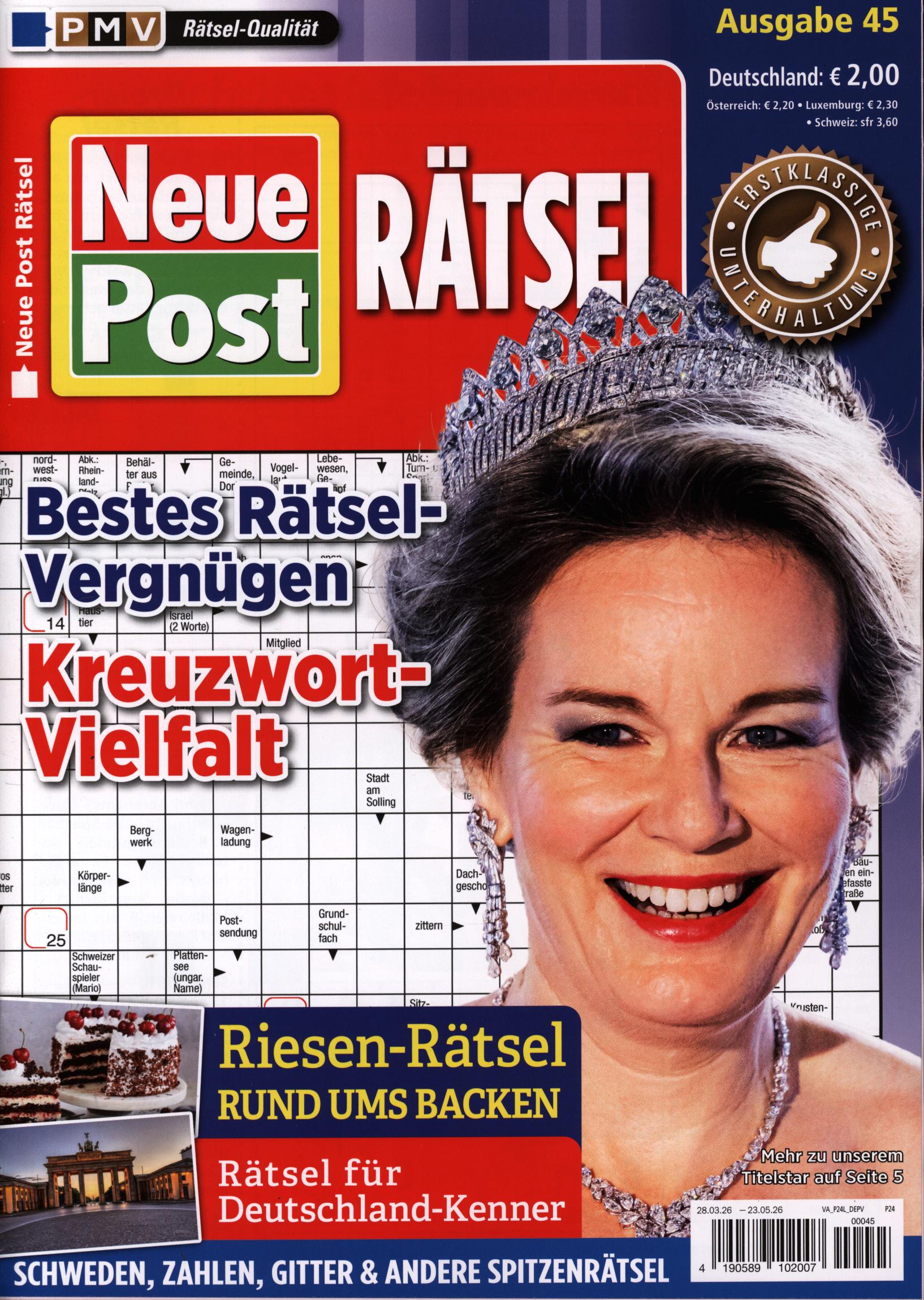 Neue Post Rätsel 45/2026