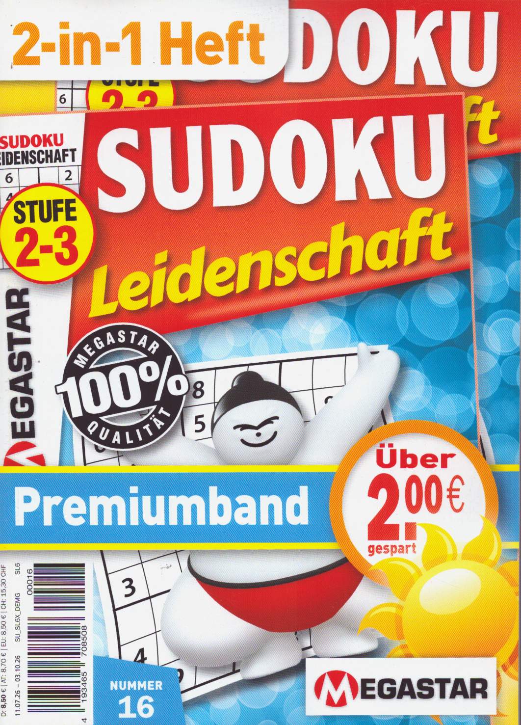 Sudoku Leidenschaft Premiumb. 16/2026