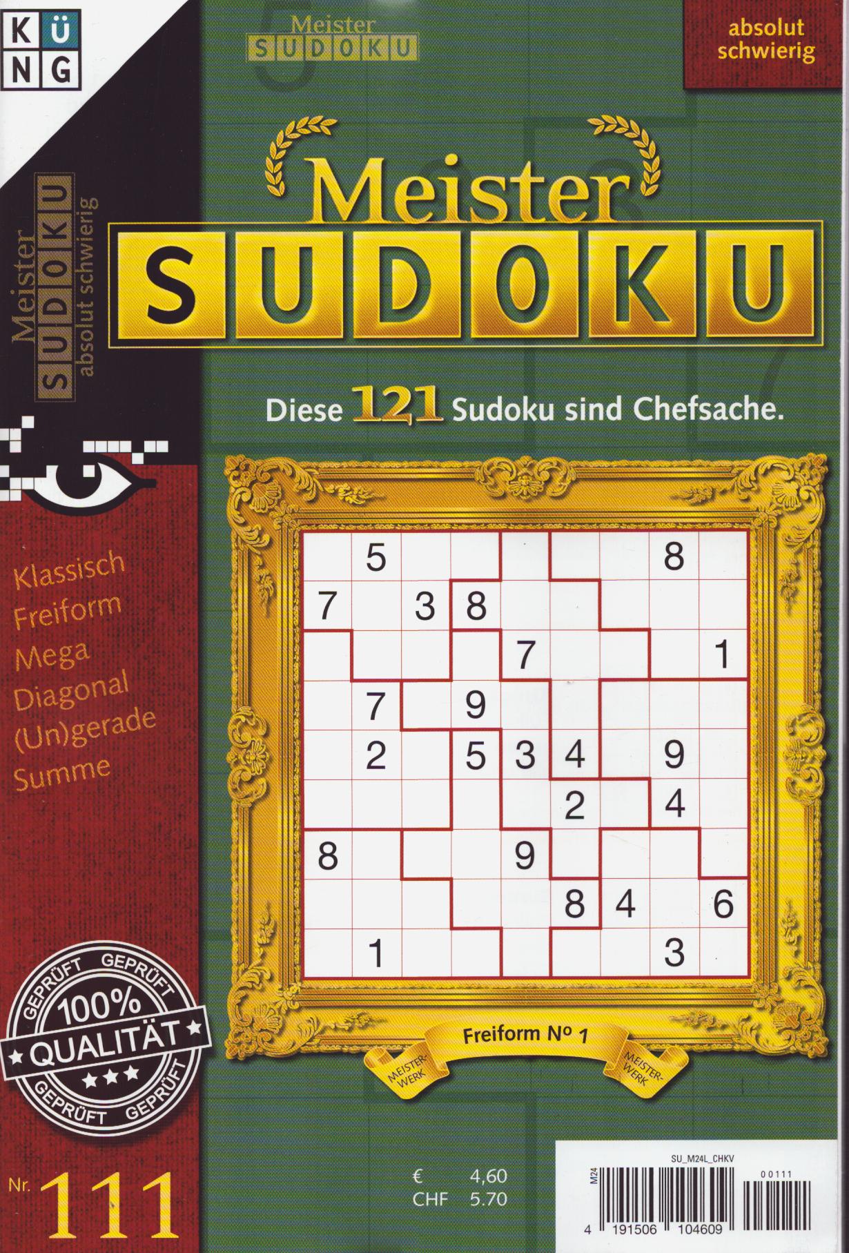 Meister Sudoku 111/2026