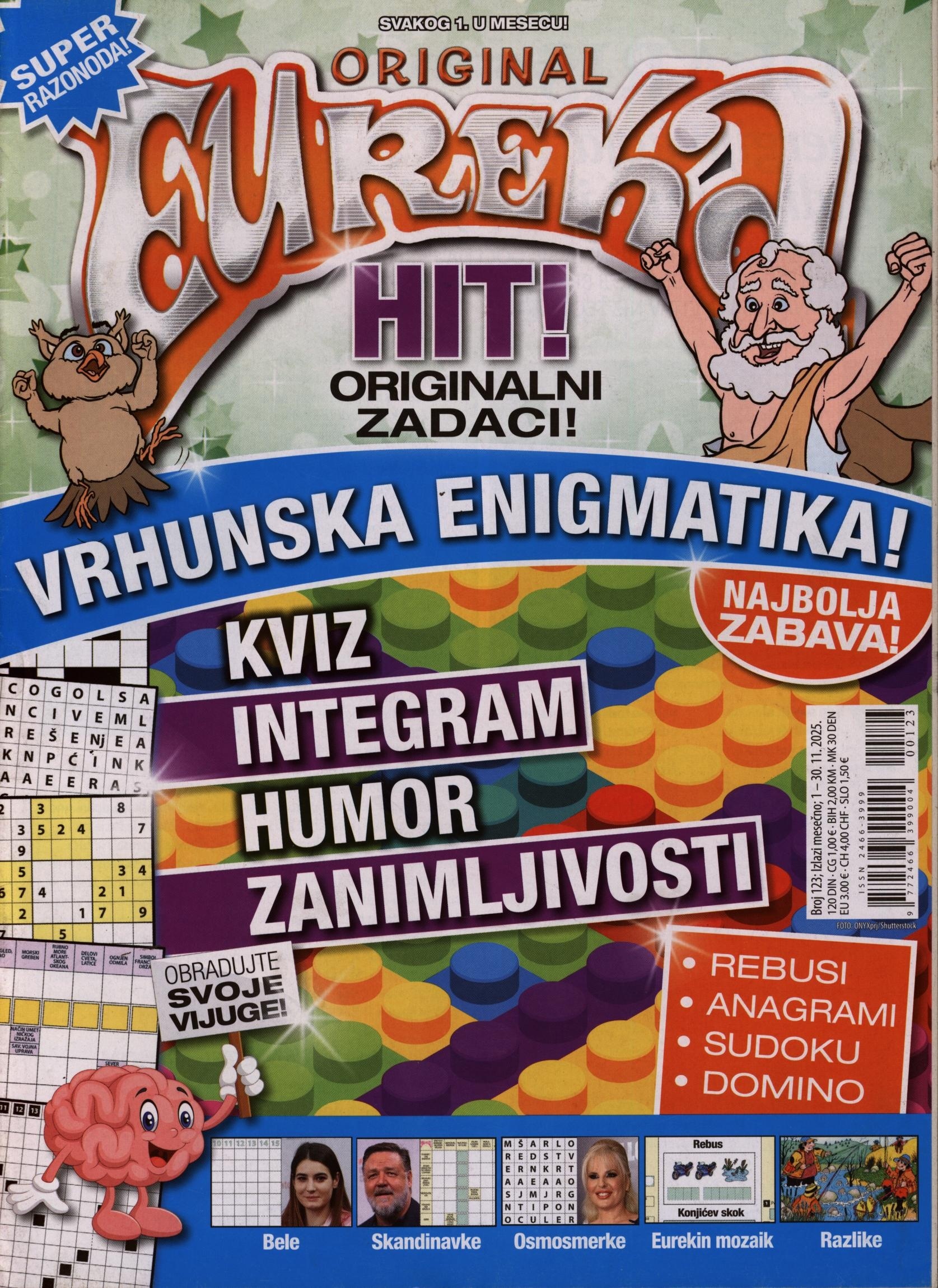 ORIGINAL EUREKA HIT! 123/2025