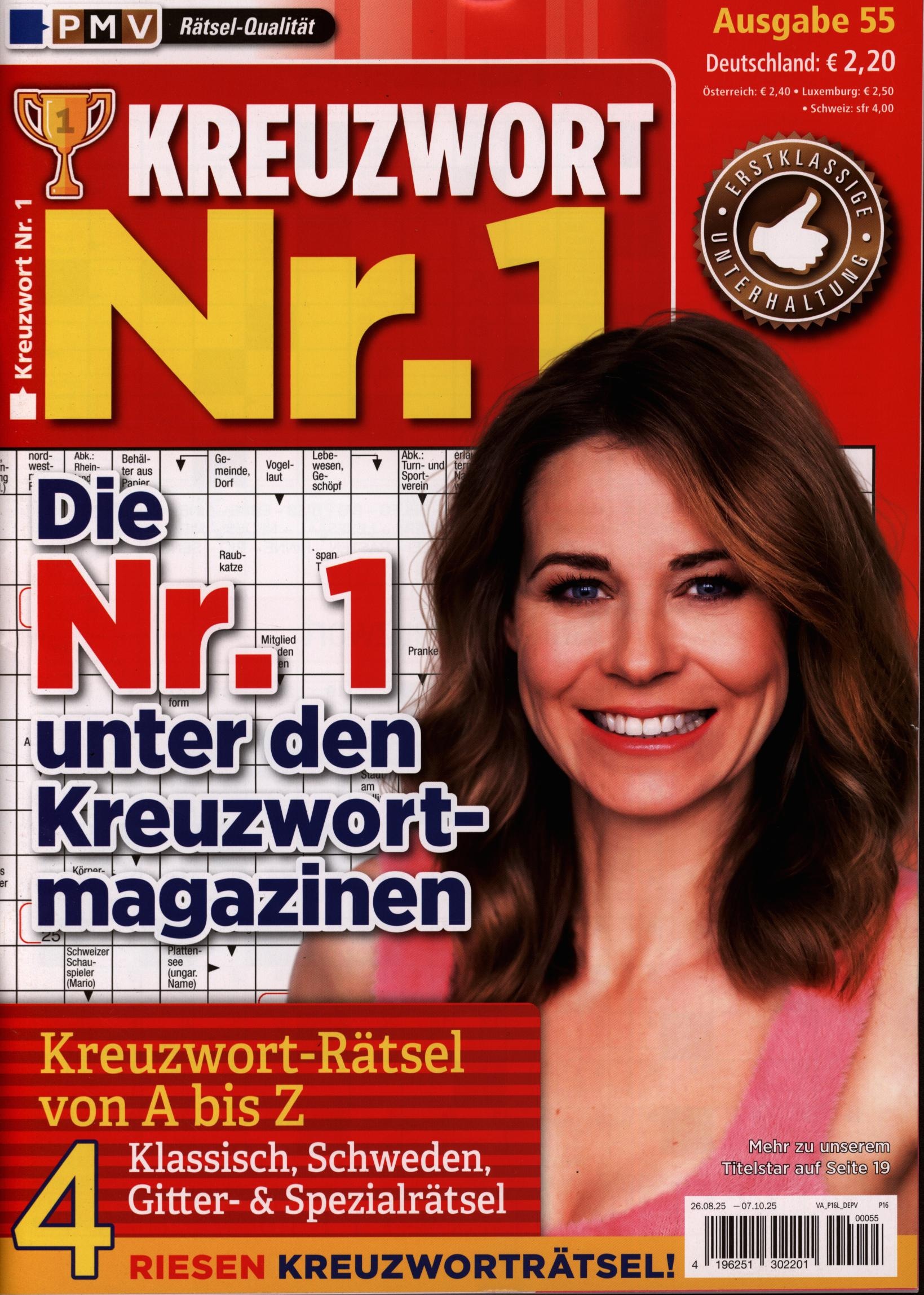 Kreuzwort Nr.1 55/2025