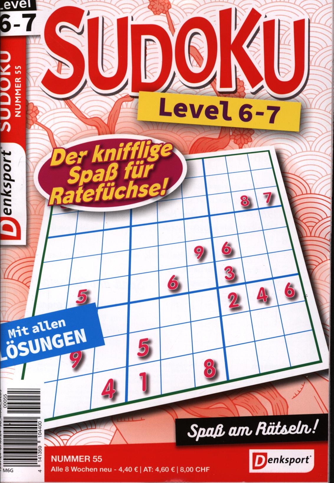 Denksport Sudoku Level 6-7 55/2024