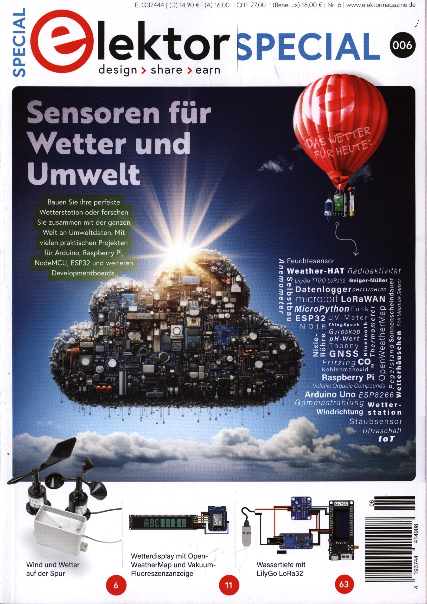 ELEKTOR Special: Wetter u.Umwelt 6/2025 ELEKTOR Special: Wetter u.Umwelt 6/2025