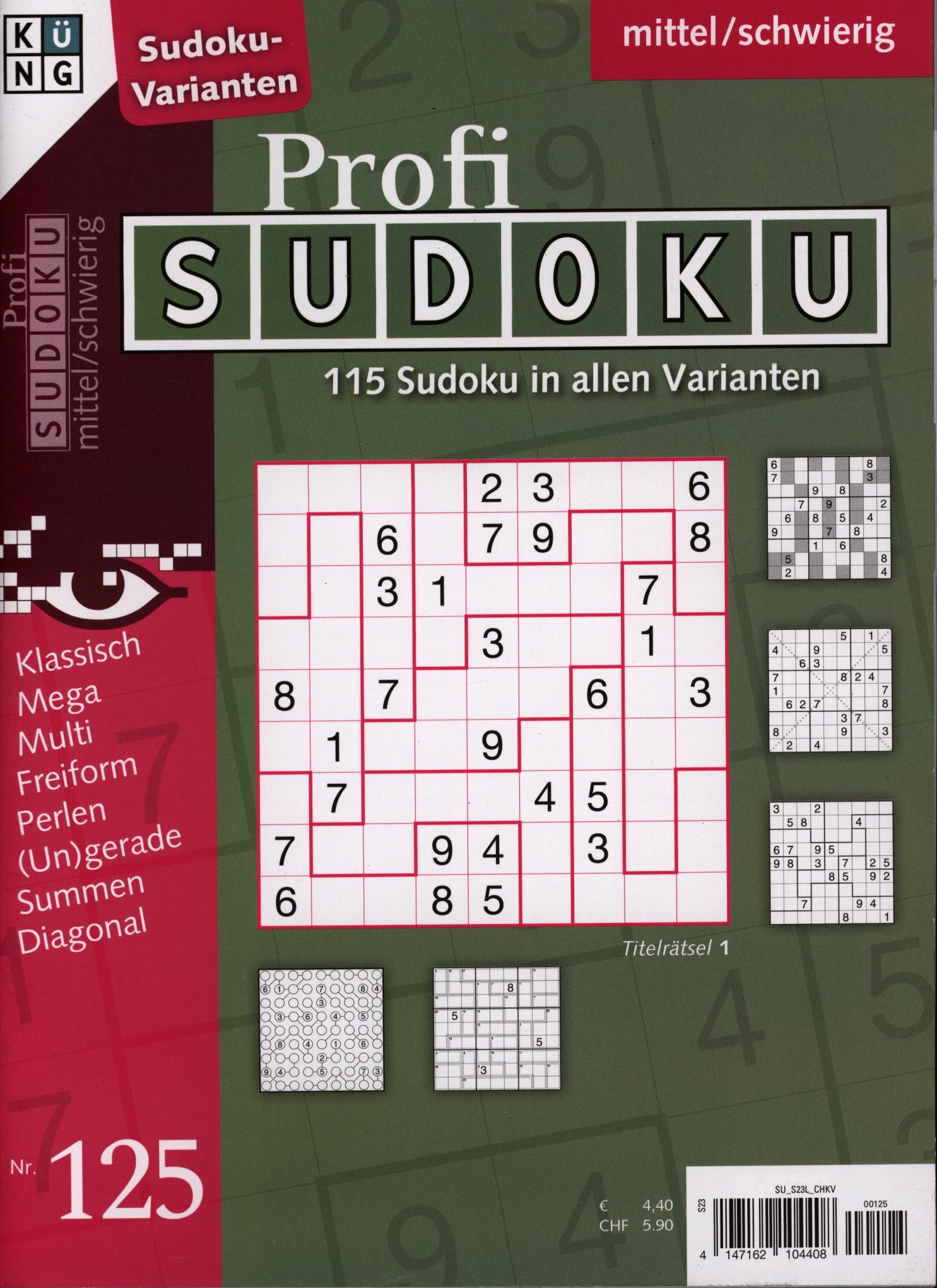 Profi Sudoku 125/2025