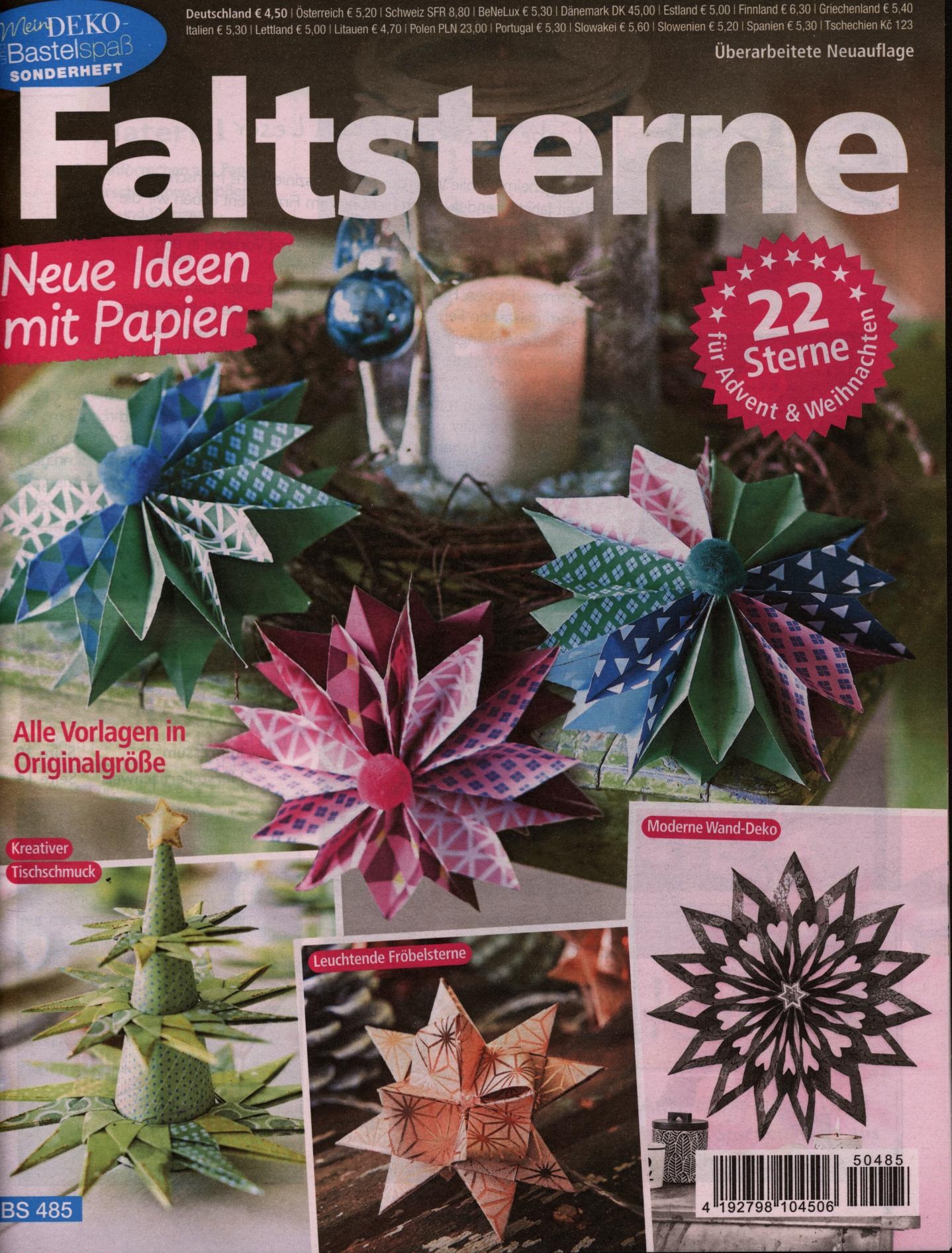 Mein Deko:BastelSH Faltsterne 485/2025 Mein Deko:BastelSH Faltsterne 485/2025