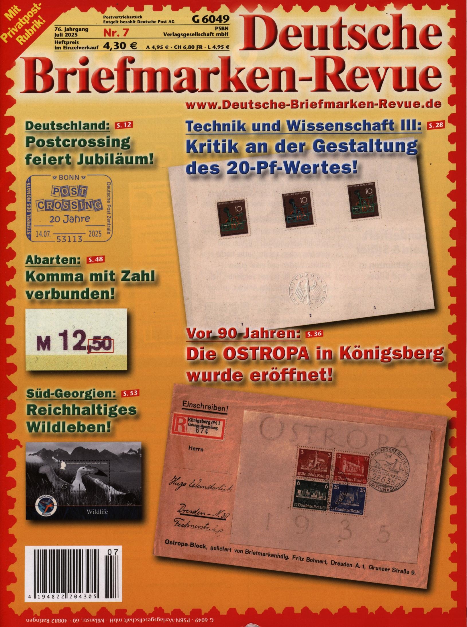 Dt. Briefmarken-Revue 7/2025