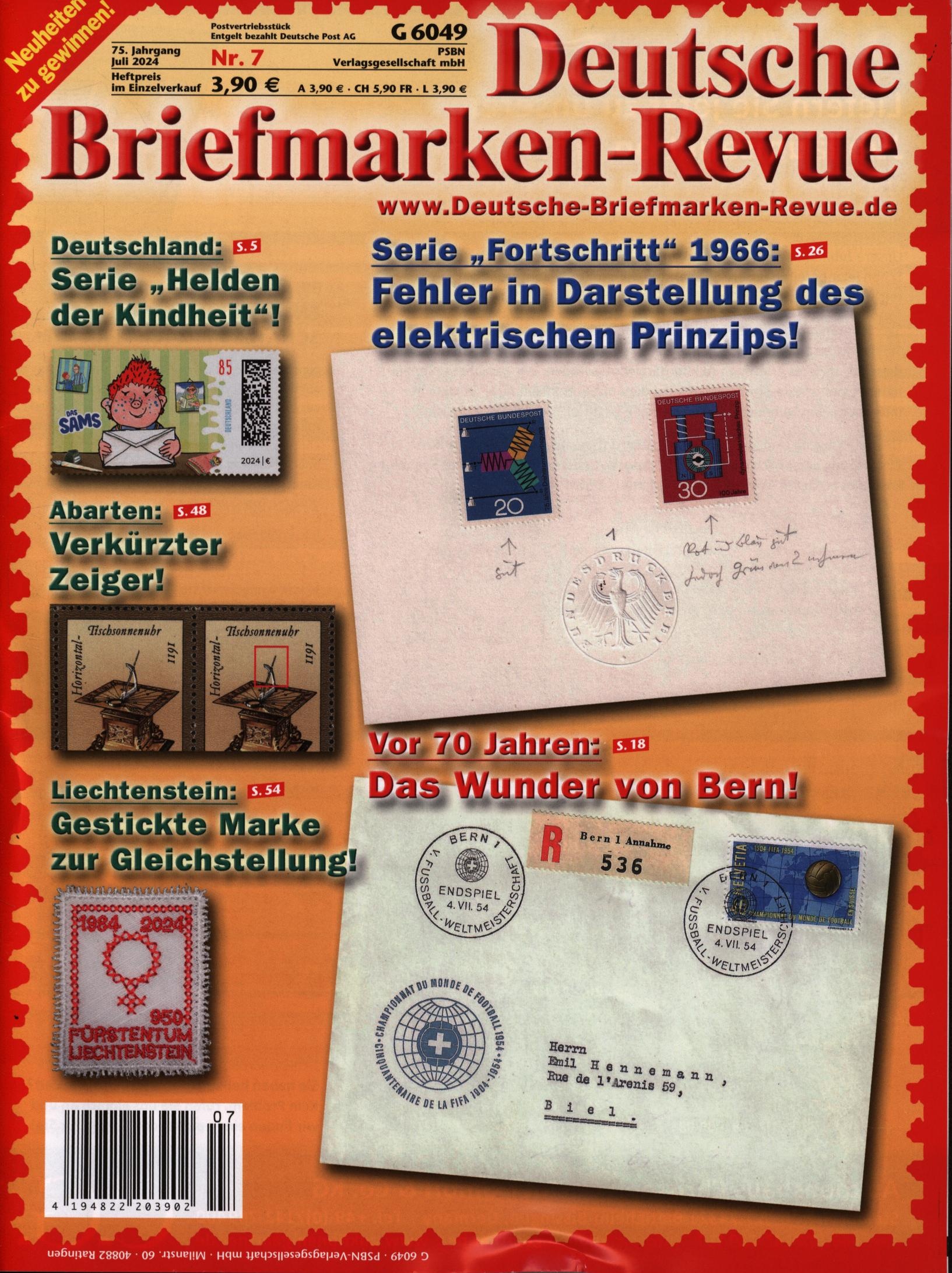 Dt. Briefmarken-Revue 7/2024