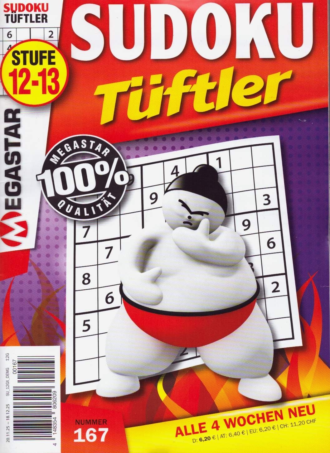 Sudoku Tüftler 167/2025