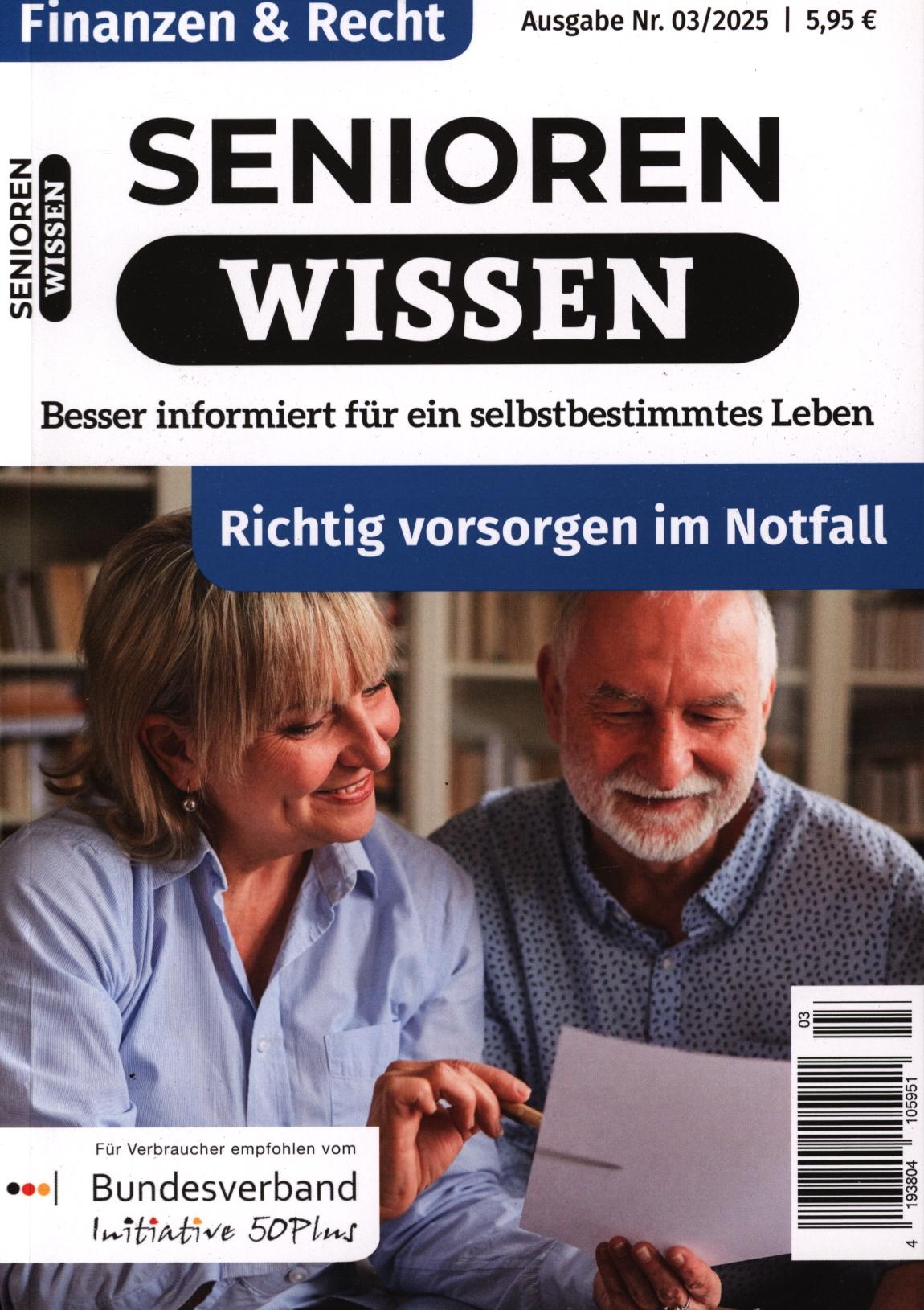 Seniorenwissen Finanzen & Recht 3/2025
