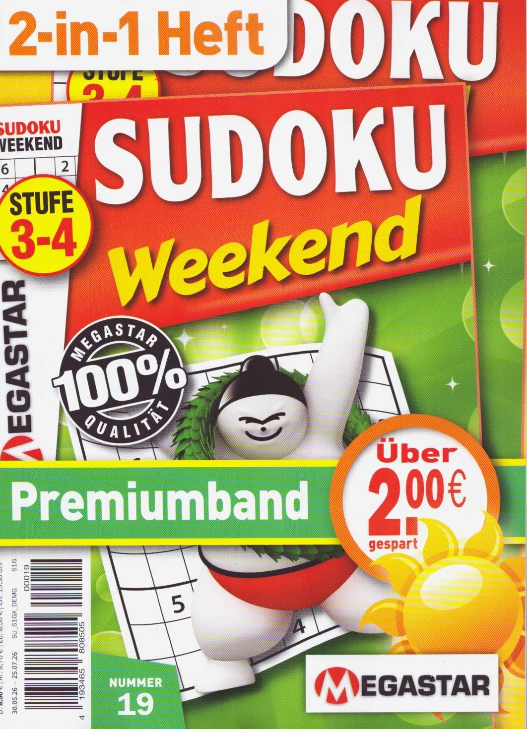 Sudoku Weekend Premiumband 19/2026