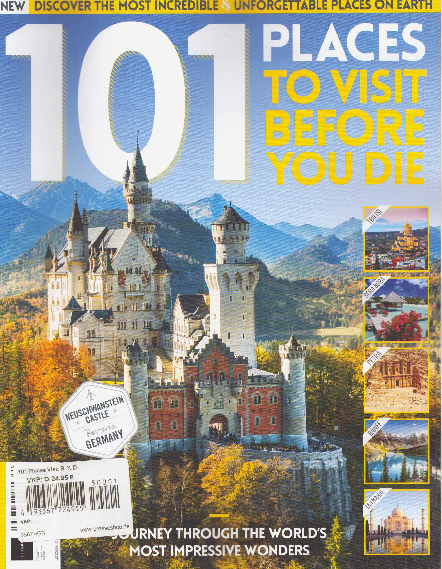 101 Places Visit B. Y. D. 1/2025