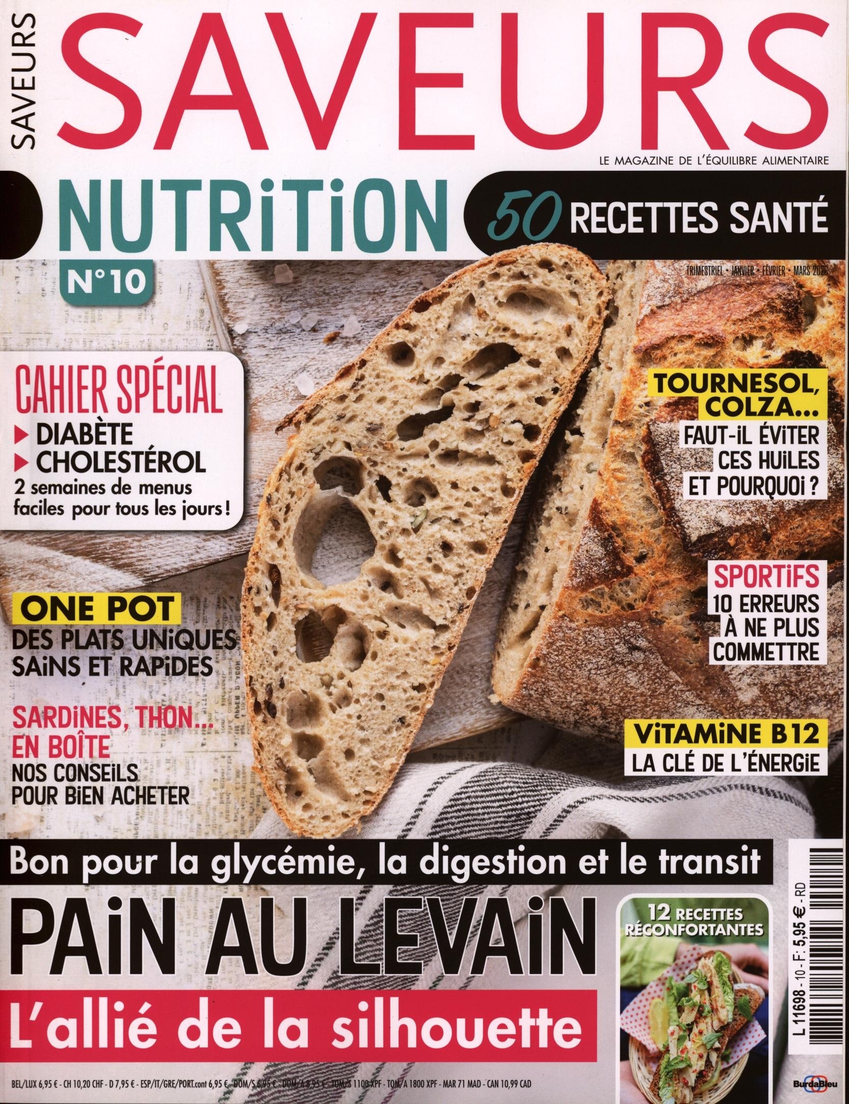SAVEURS NUTRITION 10/2026