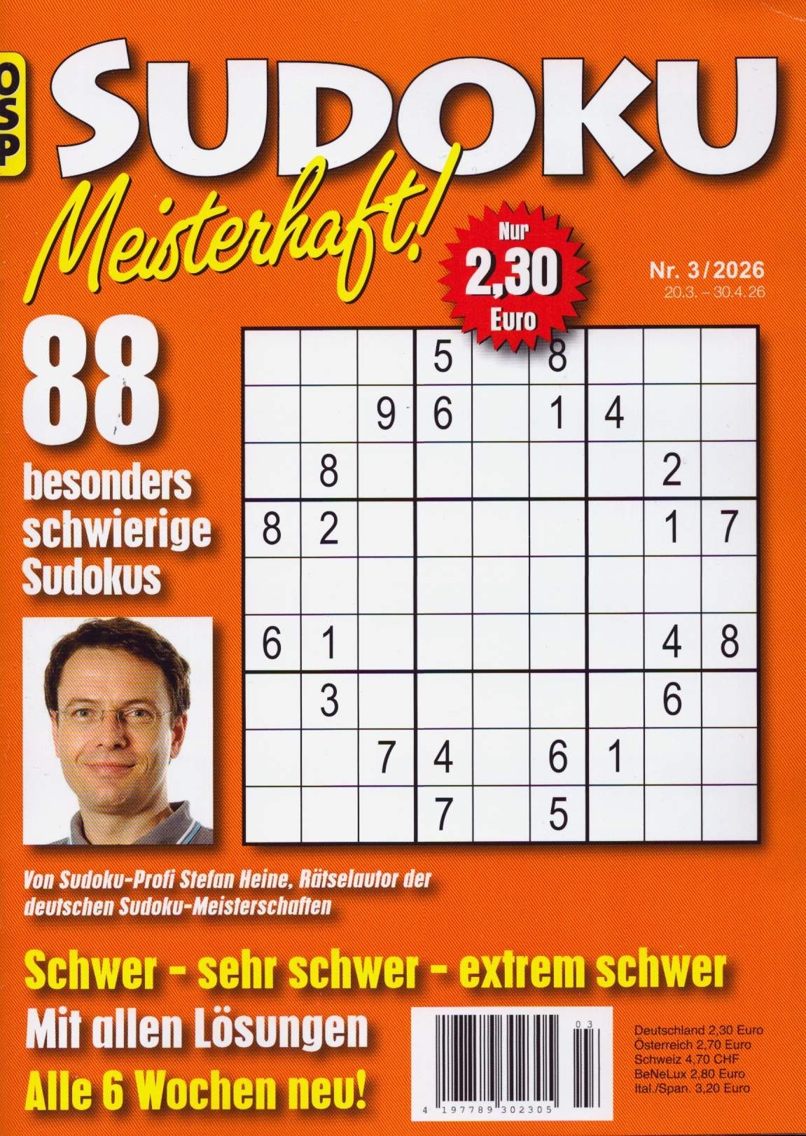 SUDOKU MEISTERHAFT 3/2026