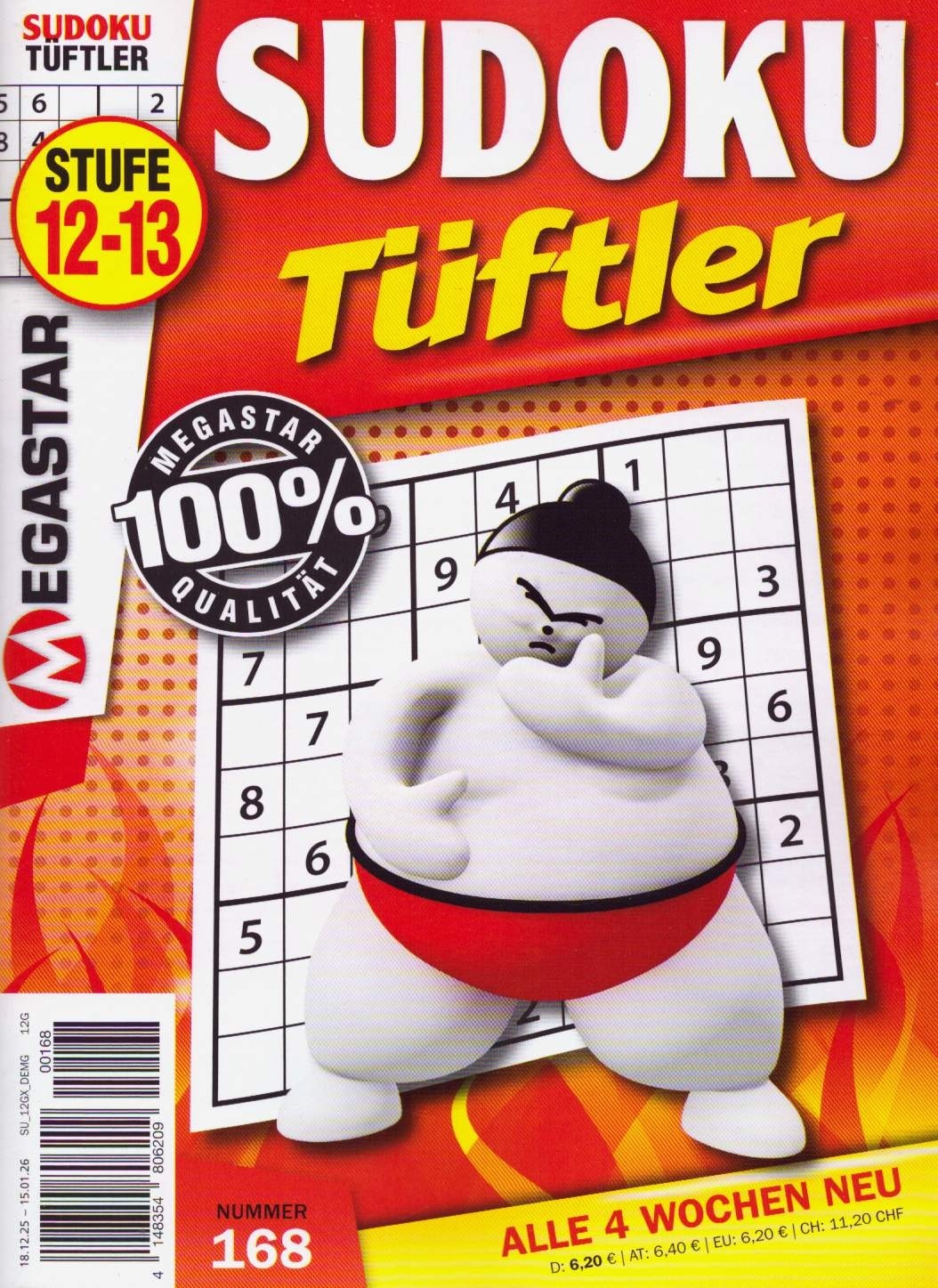 Sudoku Tüftler 168/2025