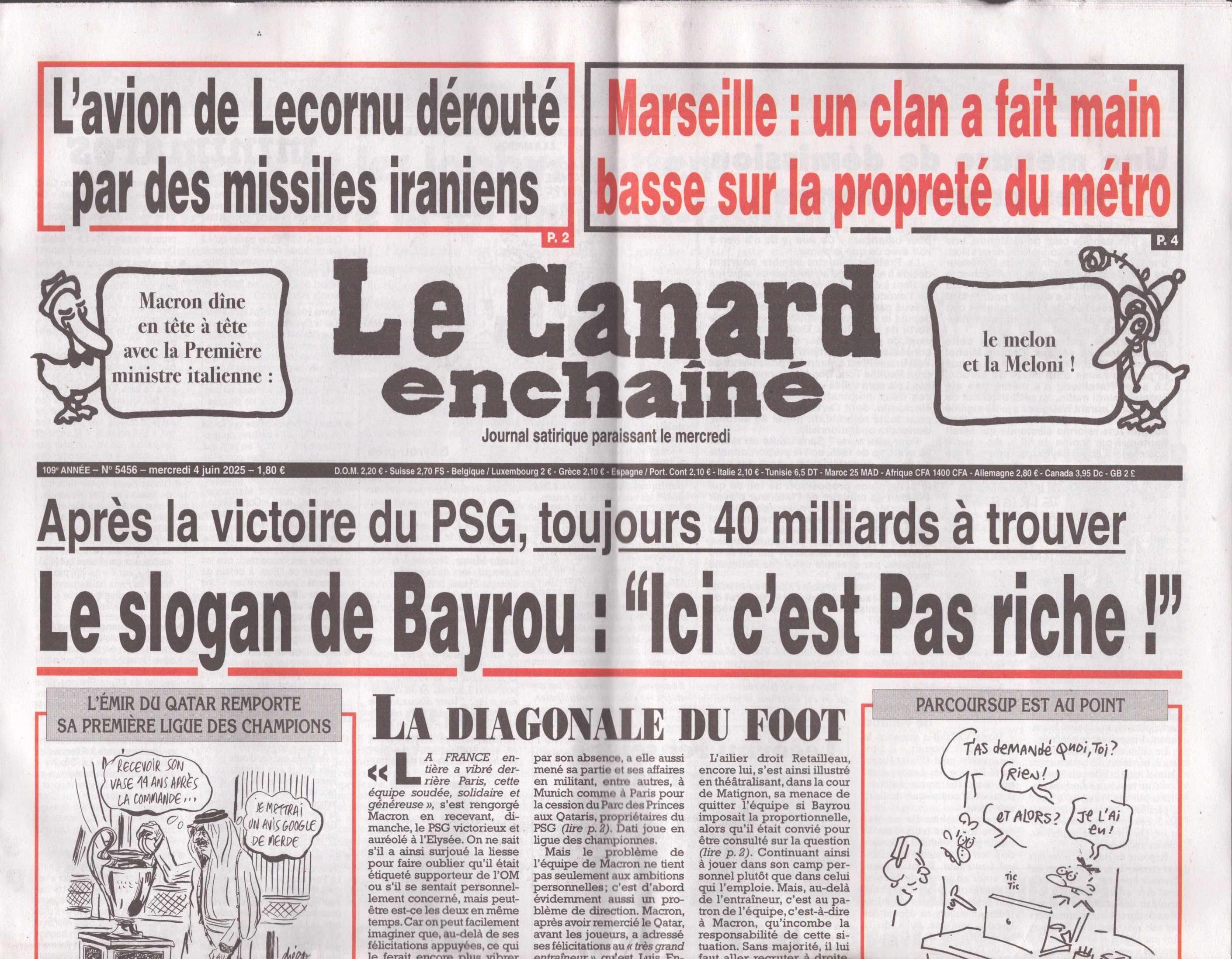 Le Canard enchaîné 5456/2025