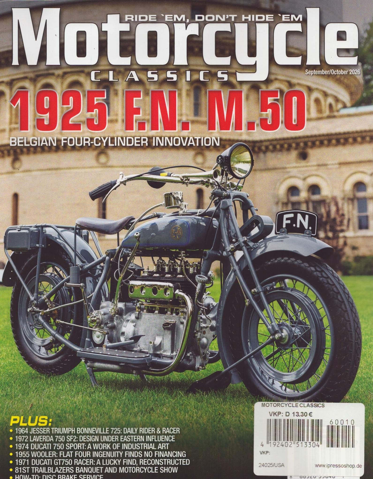 Motorcycle CLASSICS 10/2026