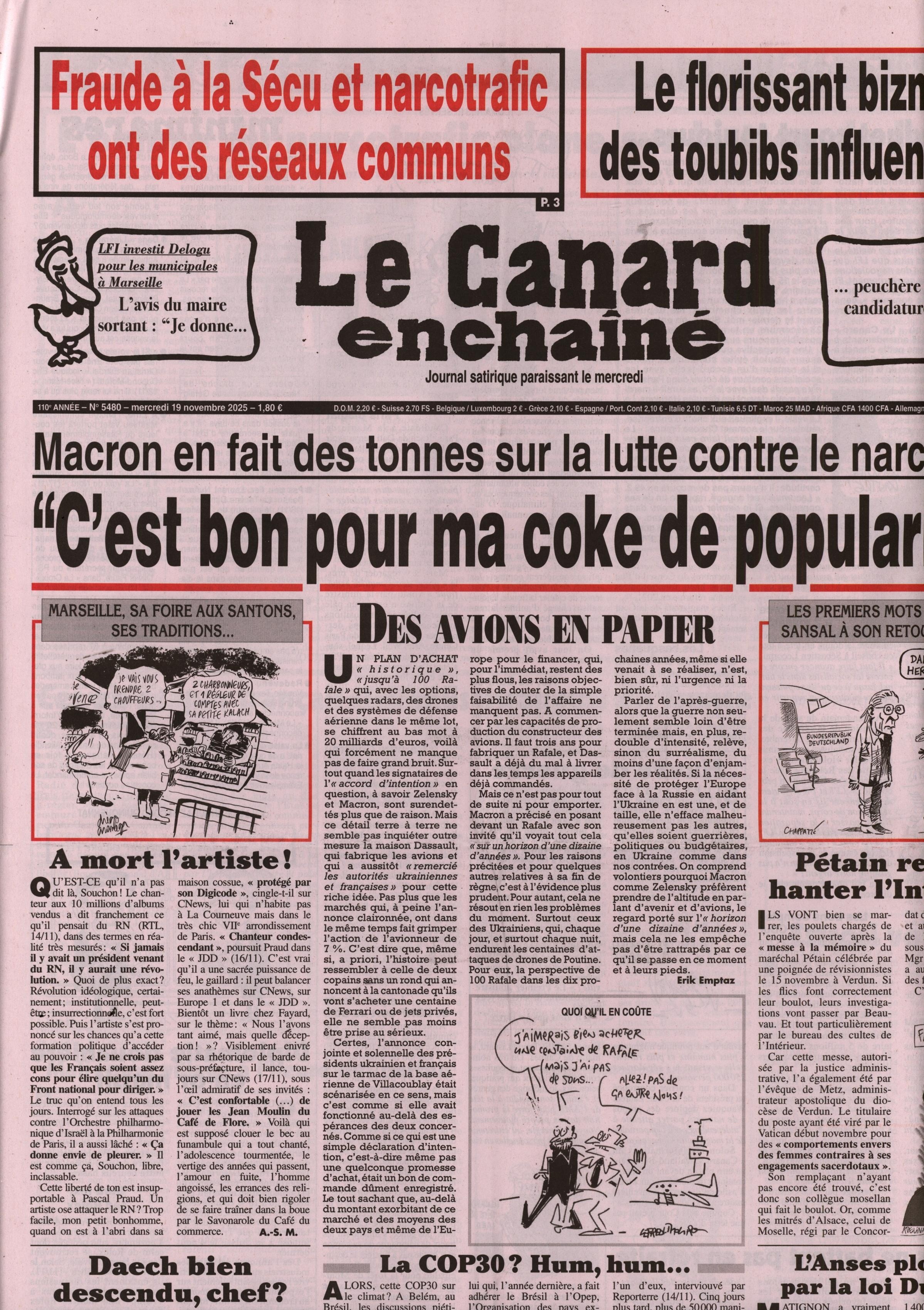 Le Canard enchaîné 5480/2025