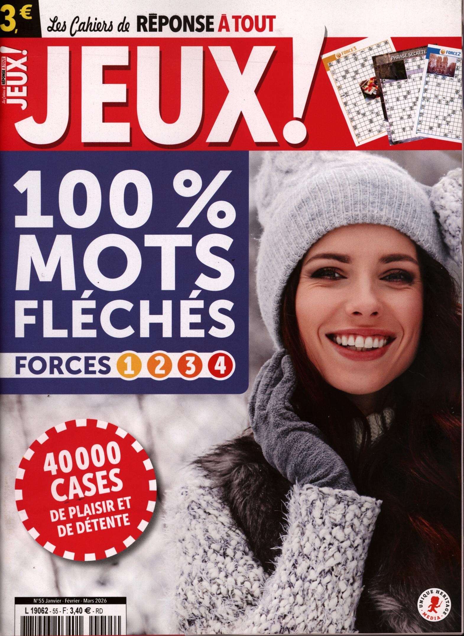 CAHIERS DE JEUX 100 % 55/2026