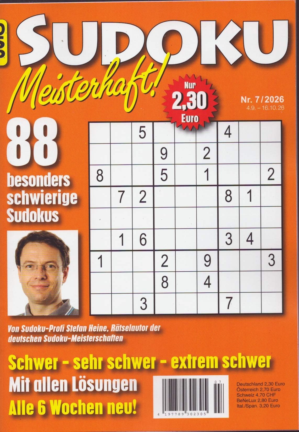 SUDOKU MEISTERHAFT 7/2026
