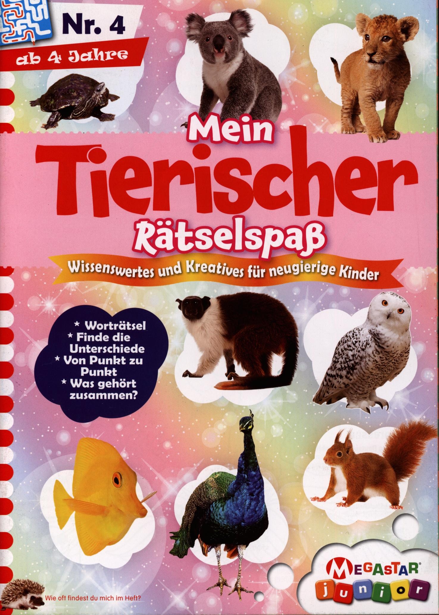 Mein tierischer Rätselspaß 4/2025