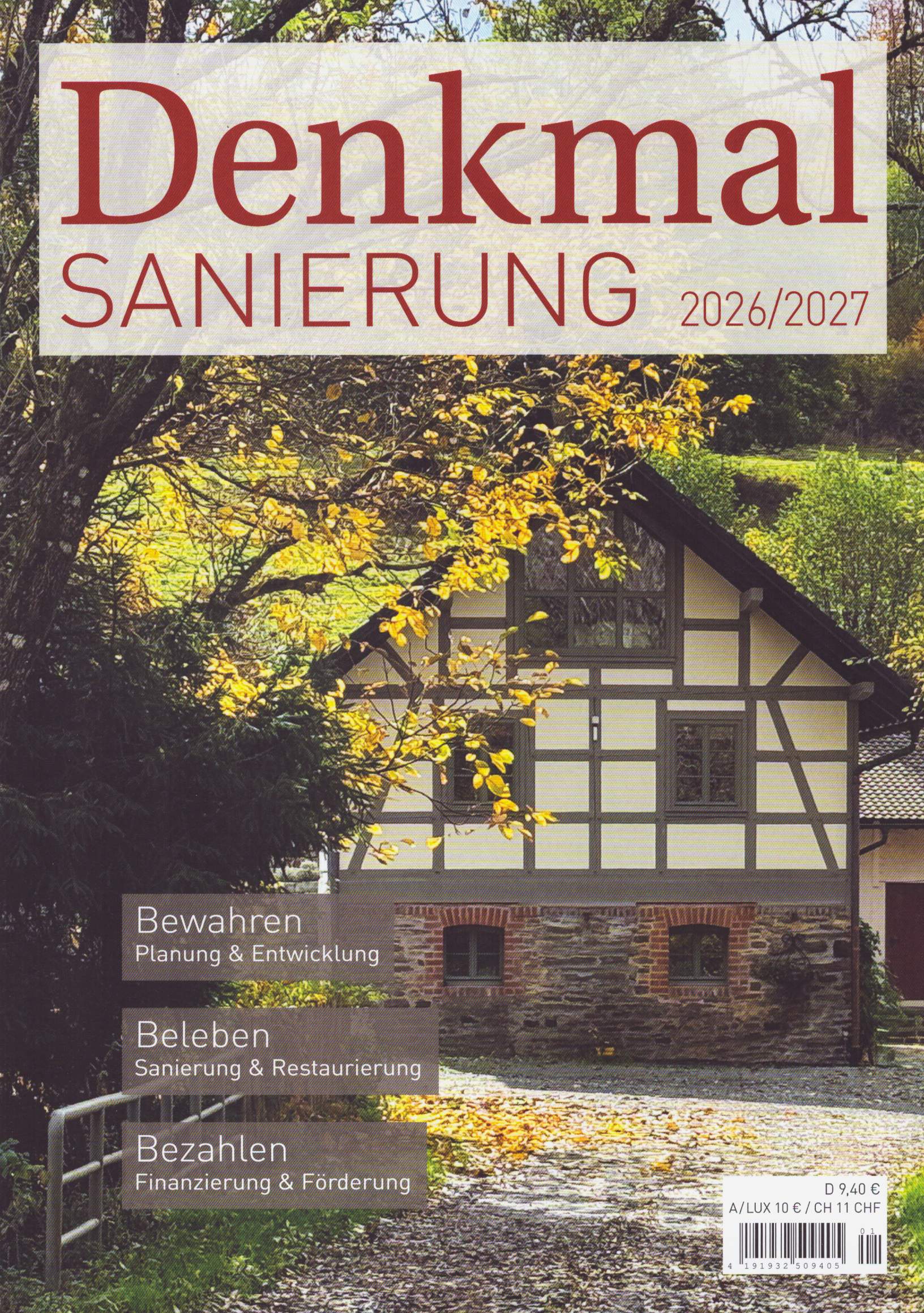 DENKMALSANIERUNG 1/2026