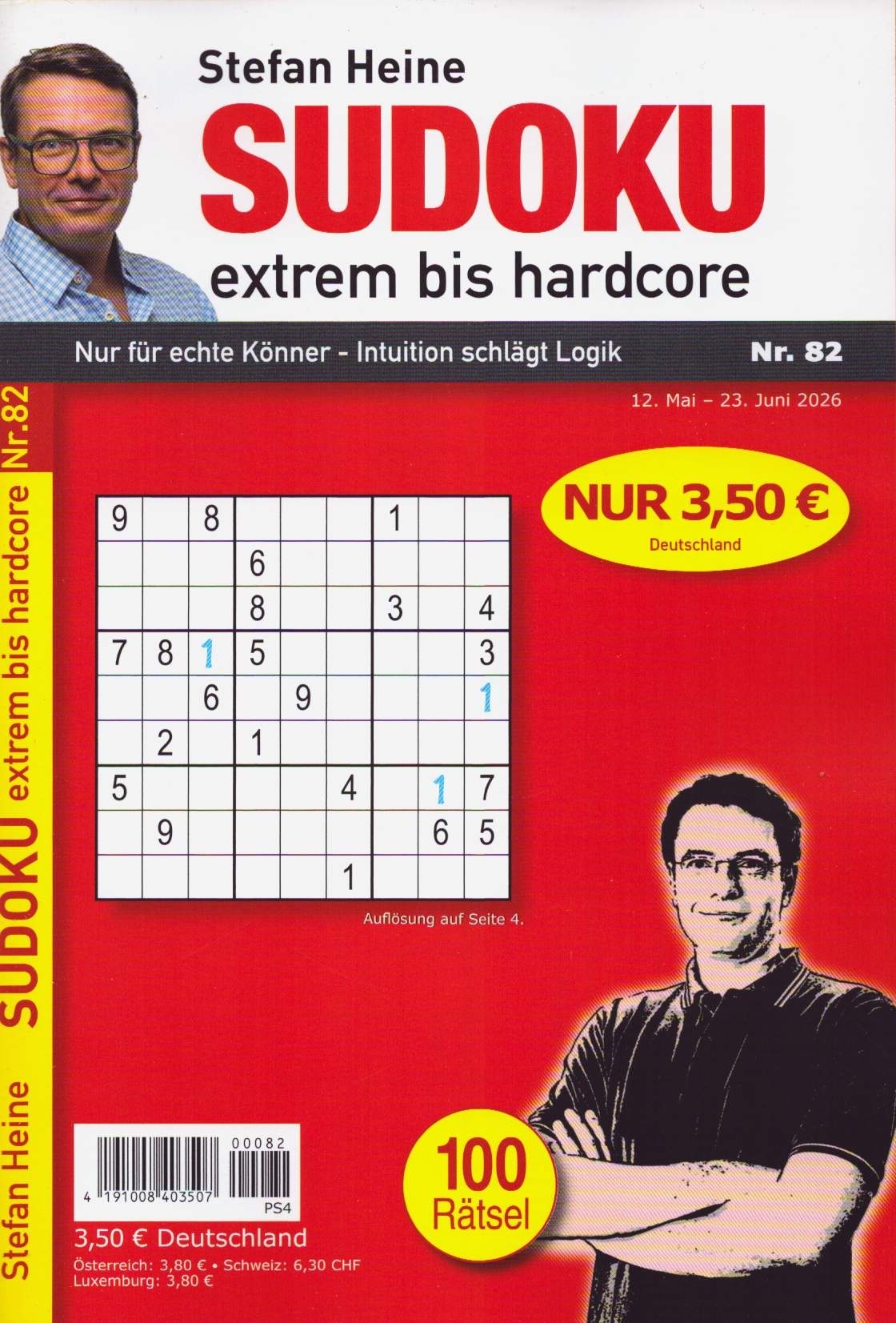 Sudoku extrem bis hardcore 82/2026