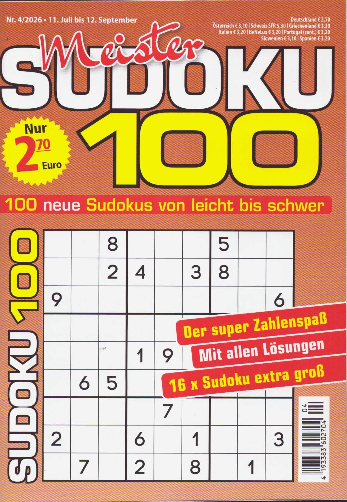 Meister SUDOKU 100 4/2026