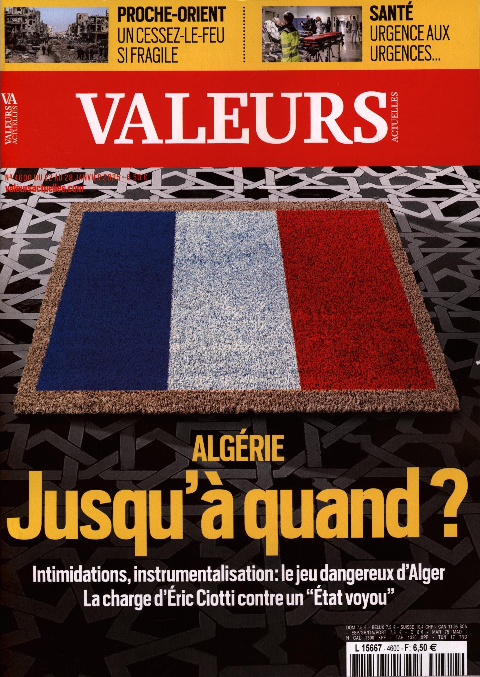 VALEURS ACTUELLES 4600/2025