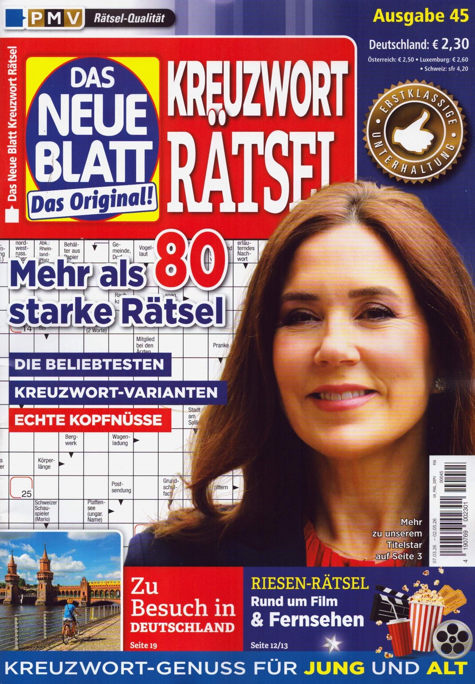 Das neue Blatt Rätsel 45/2026