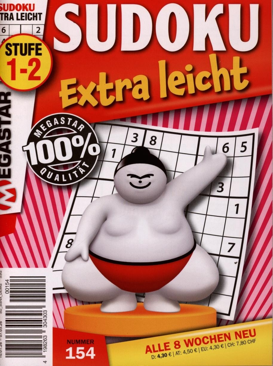 Sudoku Extra Leicht 154/2026