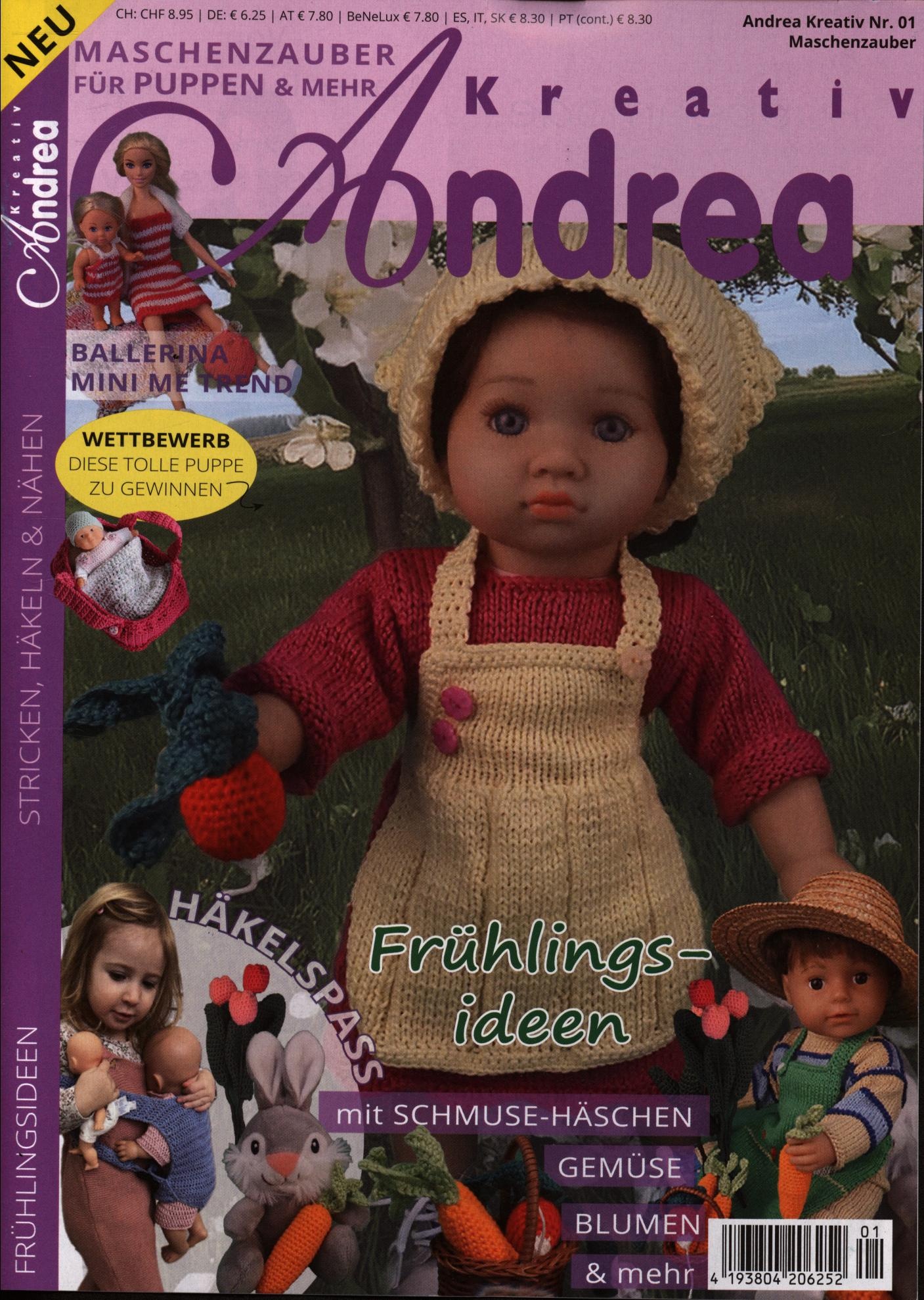 Andrea kreativ Maschenzauber für Puppen & Mehr 1/2025 ePaper Andrea kreativ Maschenzauber für Puppen & Mehr 1/2025 ePaper