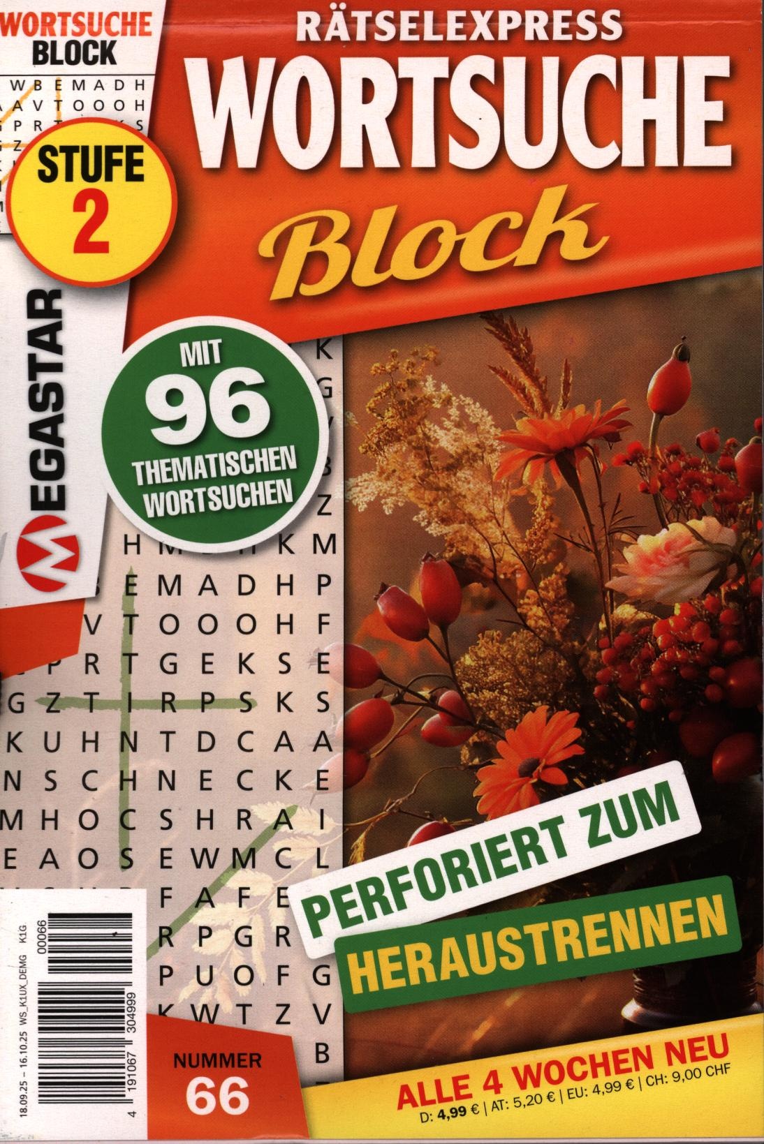 Rätselex. Wortsuche Block 66/2025