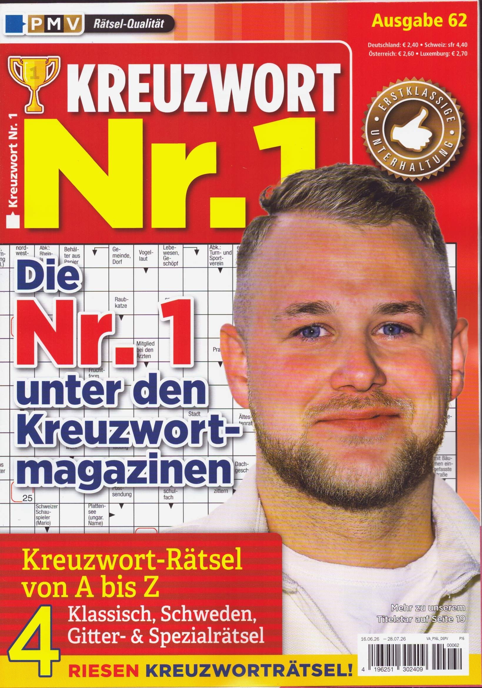 Kreuzwort Nr.1 62/2026