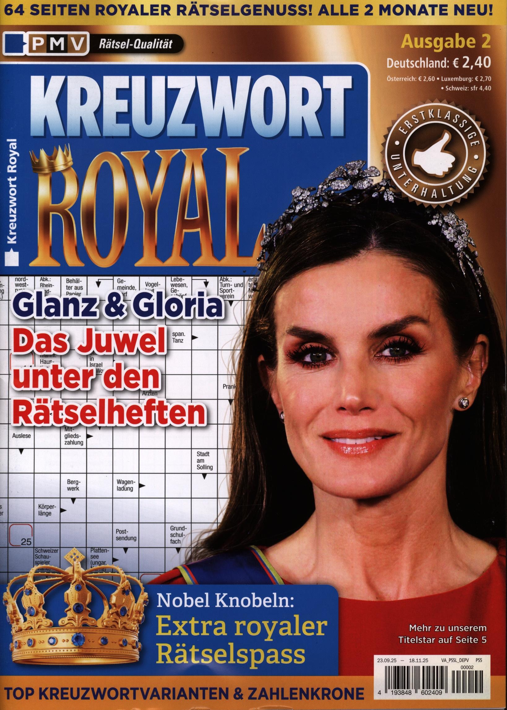 Kreuzwort Royal 2/2025