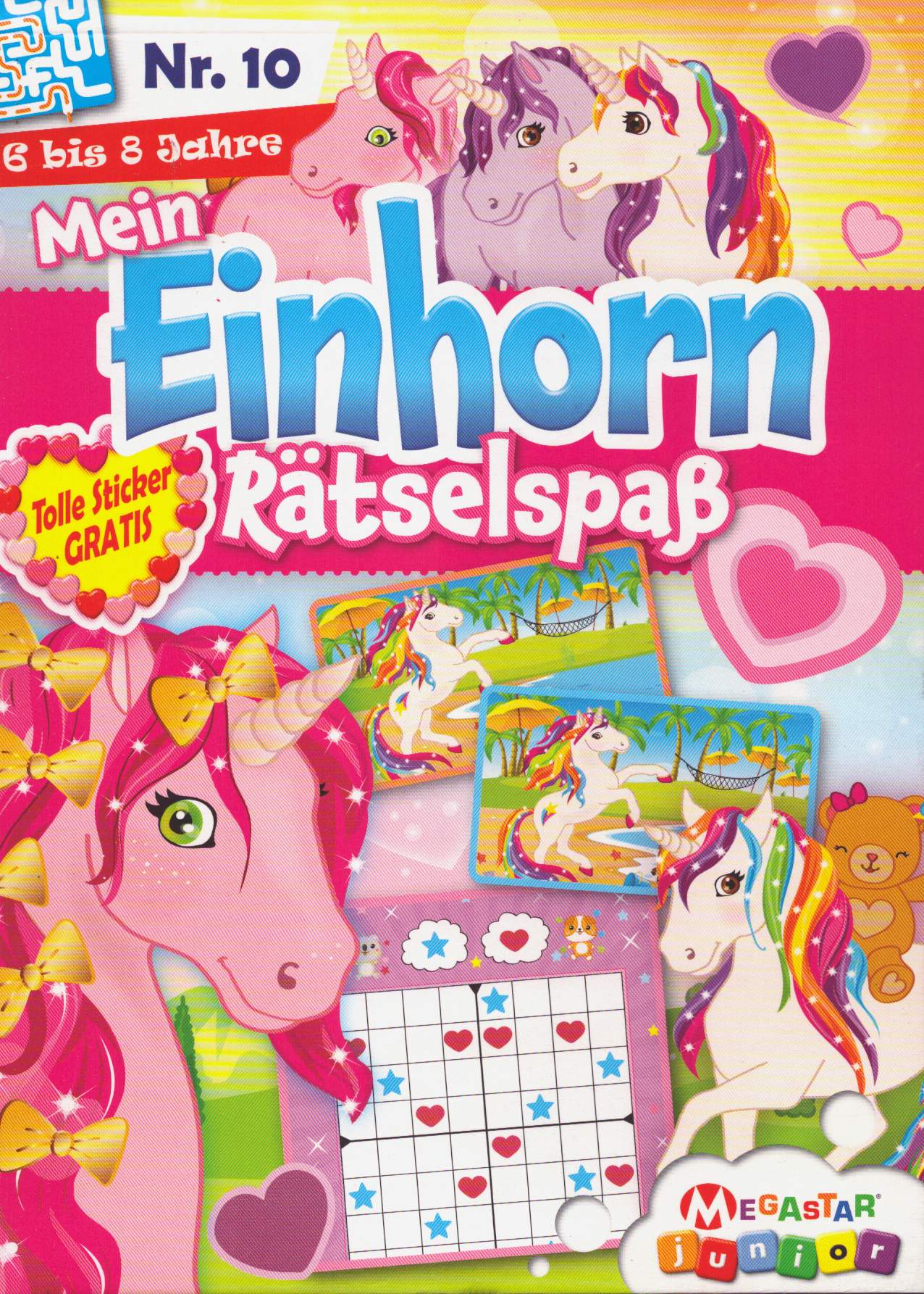 Mein Einhorn Rätselspaß (Block) 10/2026
